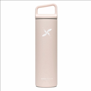 Wide Mouth Water Bottle - 20oz Insulated Water Bottle in Stainless Steel with Double Wall Vacuum
